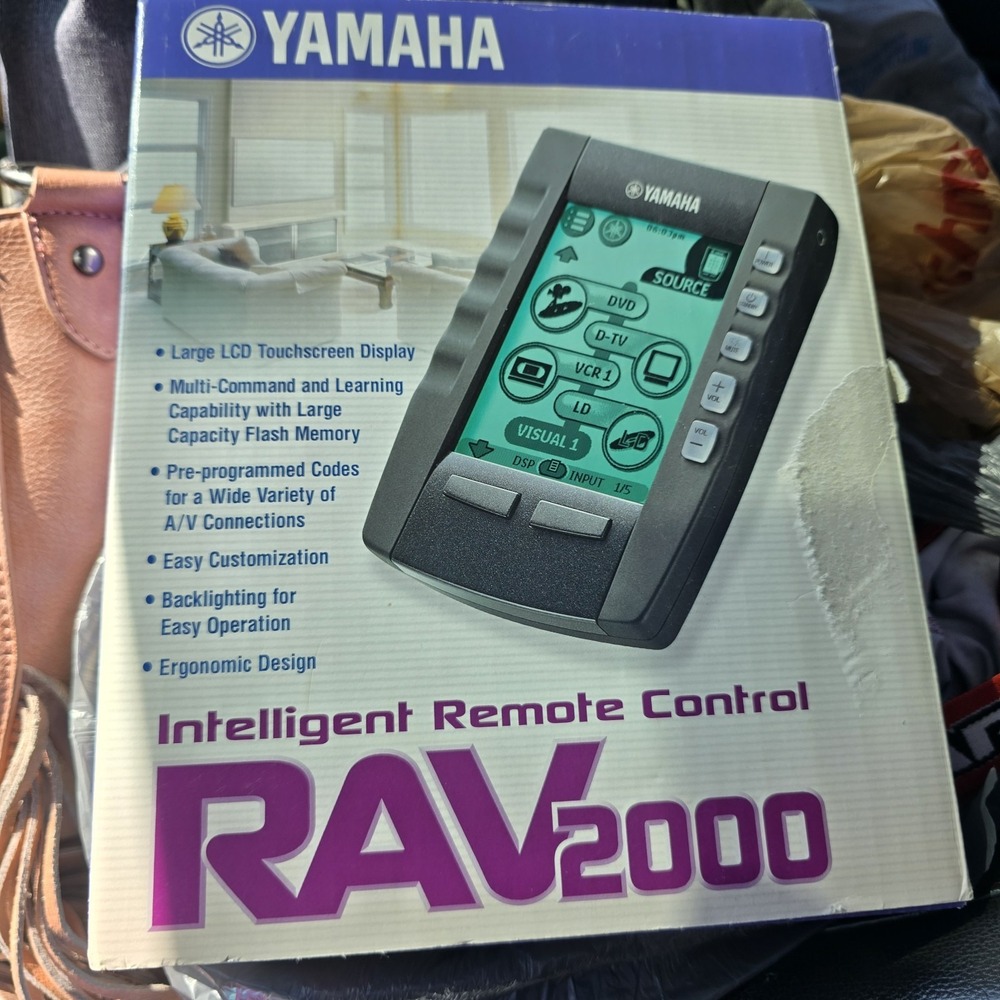 Yamaha RAV2000 RAV-2000 Intelligent Touch Screen Remote Control And Manual Only